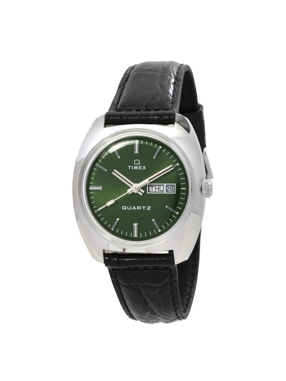 NWT Timex Q 1978 Quartz Green Dial Men's Watch TW2W44700